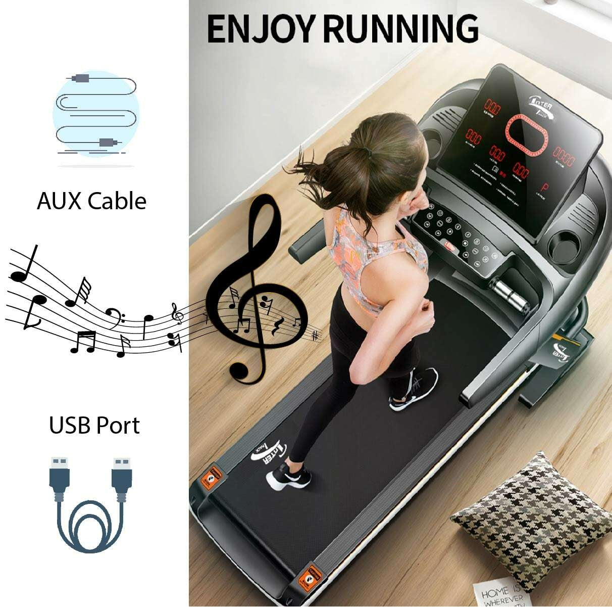INTER-TRACK IT-1000 Treadmill Inter-Track With AC Motor - 180kg - 4.00HP
