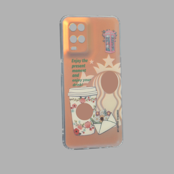 For A54 Oppo IDM Silicon Printed Covers