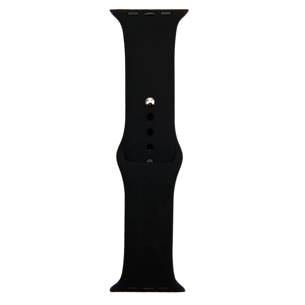 Silicone Waterproof Wide Watch Replacement Strap For Apple Watch 42-44-45 -49 mm ML