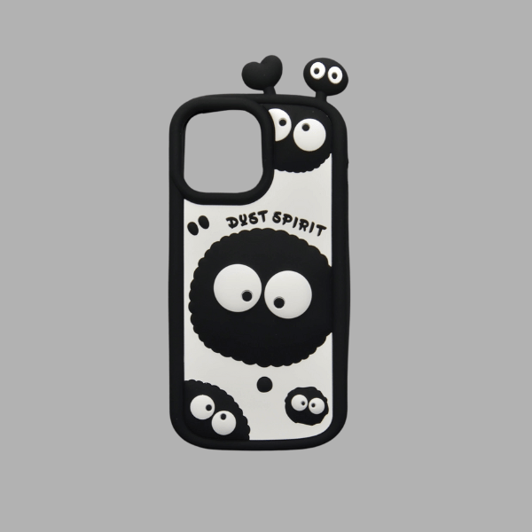 جراب سيليكون ثلاثي الأبعاد كرتوني بأشكال ناعمة لأيفون 13 برو ماكس