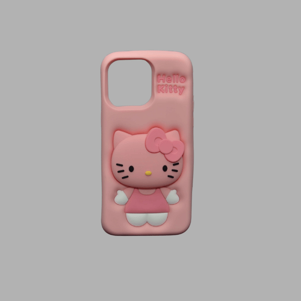 جراب سيليكون ثلاثي الأبعاد كرتوني بأشكال ناعمة لأيفون 14 برو ماكس