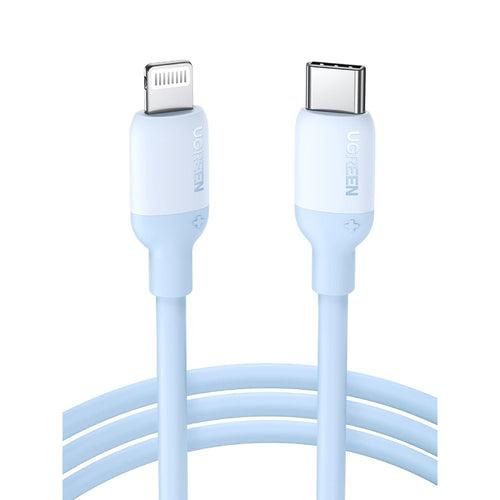 UGREEN كابل USB-C إلى Lightning من السيليكون – 1 متر – أزرق كحلي (6957303823130)