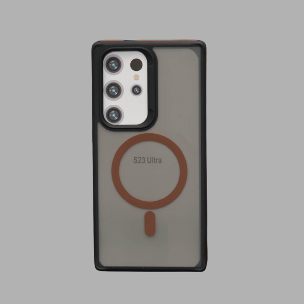 For S23 Ultra Samsung Premium Clear Silicone Magsafe cover