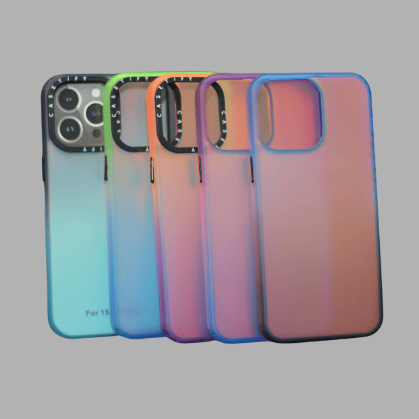 For iP 15 Pro Max Luxury Colorful IMD Silicone