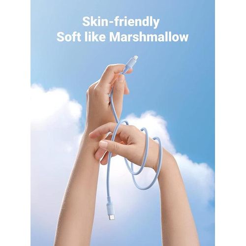 UGREEN كابل USB-C إلى Lightning من السيليكون – 1 متر – أزرق كحلي (6957303823130)