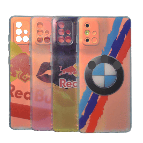 For A71 Samsung IDM Silicon Printed Covers