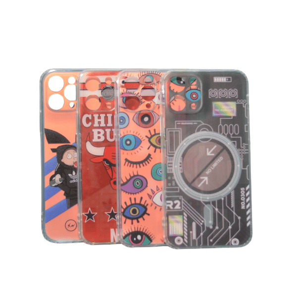 For iP 11 Pro IDM Silicon Printed Covers