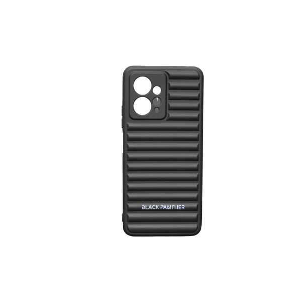 For Redmi Note 12 Black Panther Pump Silicon Cover