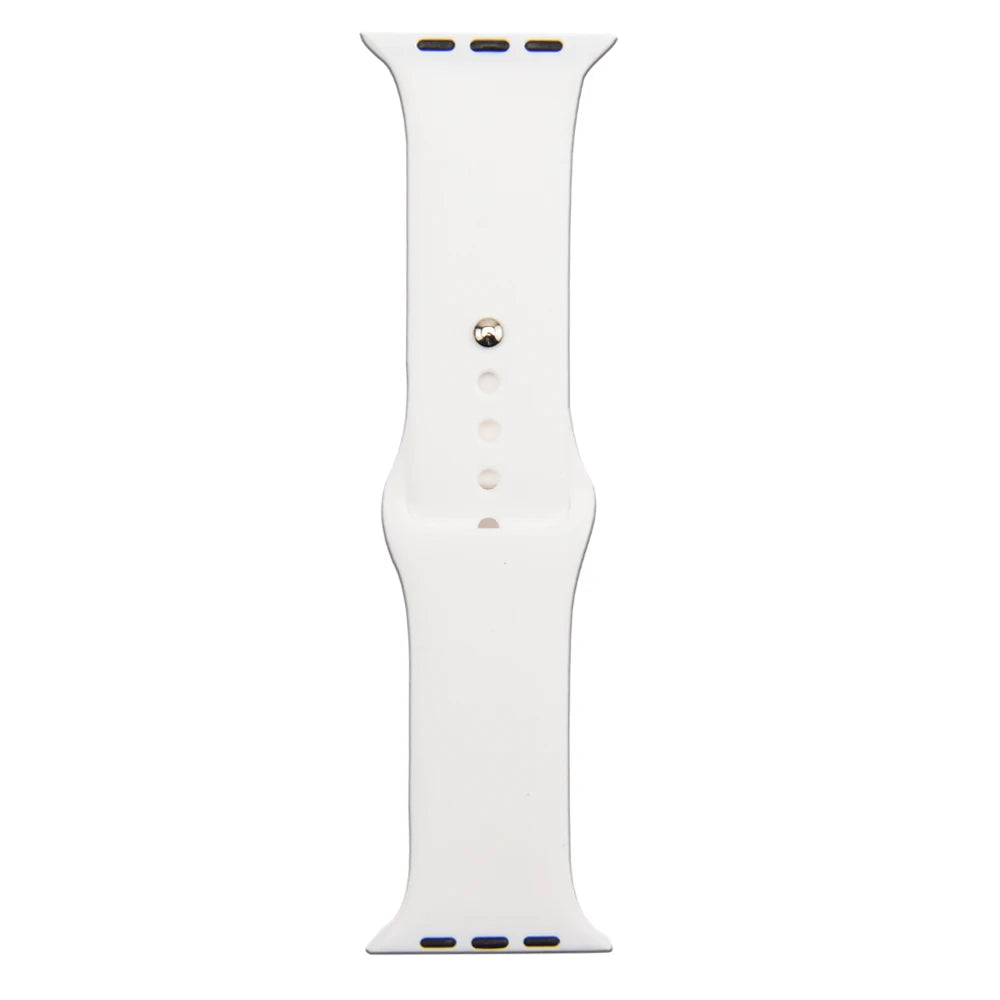 Silicone Waterproof Wide Watch Replacement Strap For Apple Watch 38-40-41 mm ML