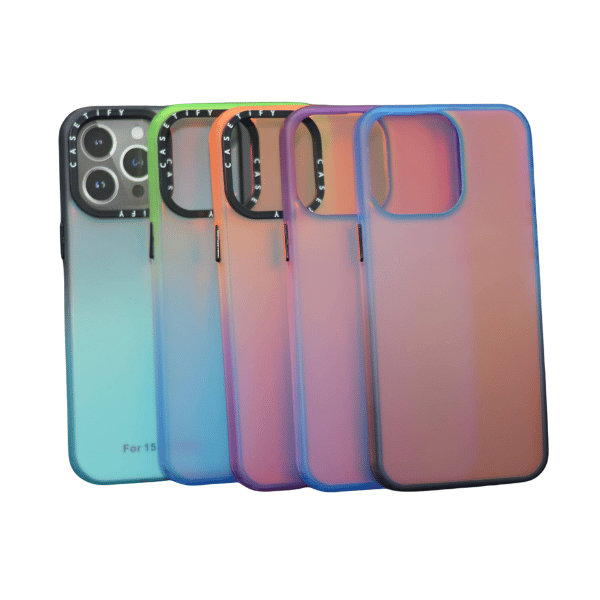 For iP 15 Pro Max Luxury Colorful IMD Silicone