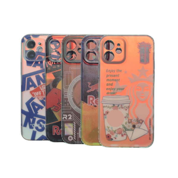 For iP 12 IDM Silicon Printed Covers