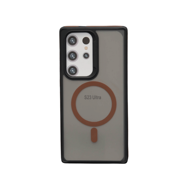 For S23 Ultra Samsung Premium Clear Silicone Magsafe cover