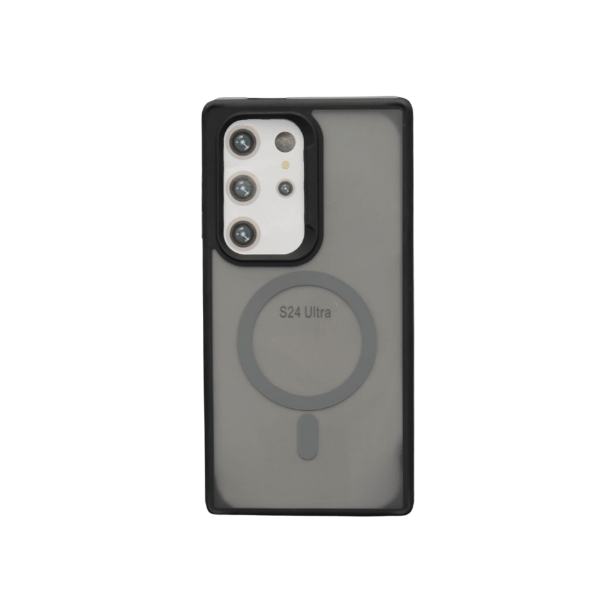 For S24 Ultra Samsung Premium Clear Silicone Magsafe cover