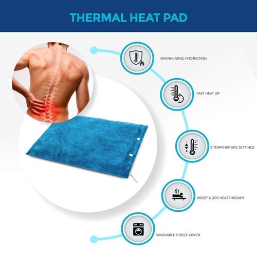 I-Cheim Comfort Heal Heating Pad - Size 30*60 CM - Blue