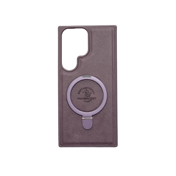 حافظة جلدية انيقة من ماجسيف مع حامل لهاتف سامسونج S24 Ultra