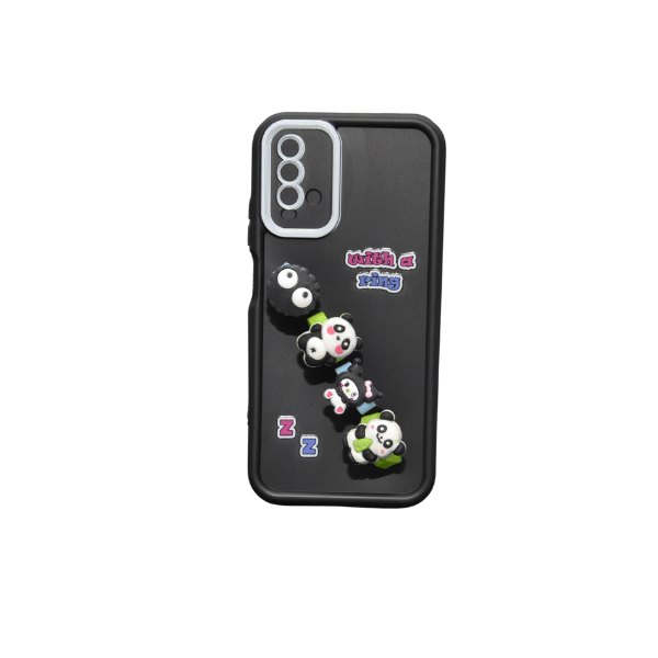 جراب سيليكون كرتوني مزود بحلقات لهاتف شاومي 9T