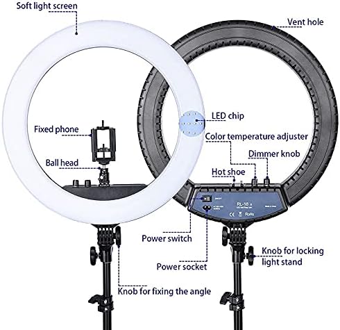 RL-18 LED Soft Ring Light without holder