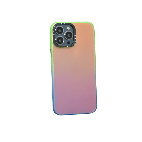 For iP 13 Pro Max Luxury Colorful IMD Silicone