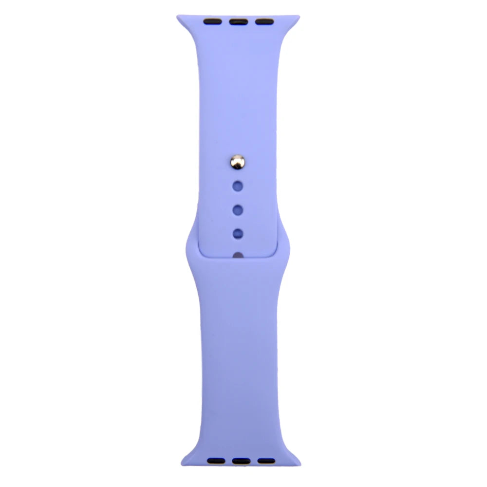 Silicone Waterproof Wide Watch Replacement Strap For Apple Watch 38-40-41 mm ML