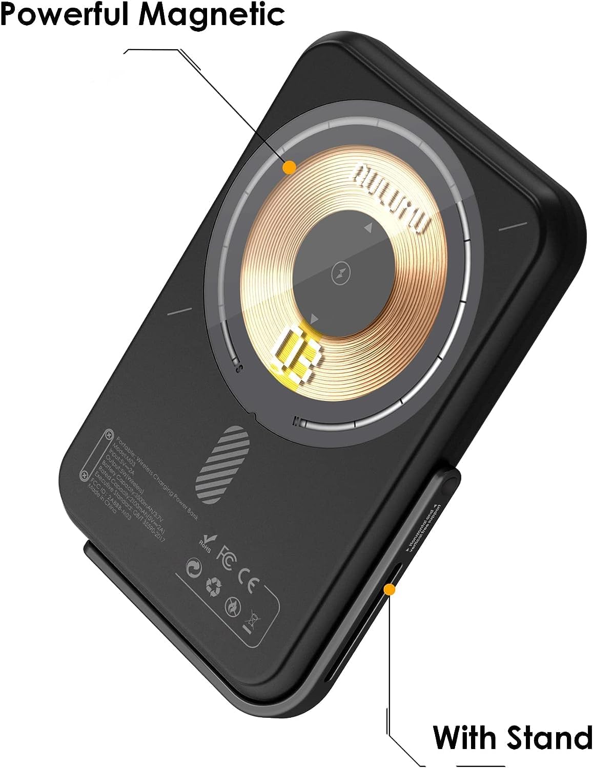 M03 Magnetic Wireless Battery Pack 3.5K | Aulumu MagSafe