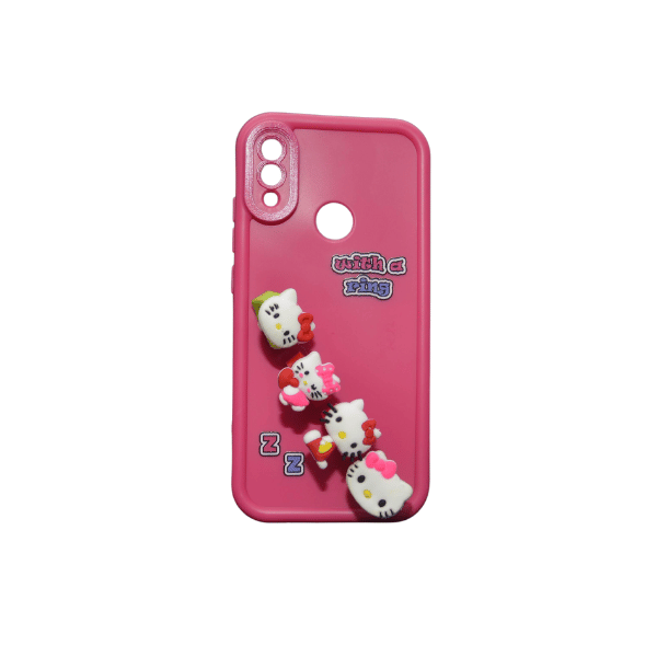 جراب سيليكون كرتوني مزود بحلقات لهاتف شاومي Note 7