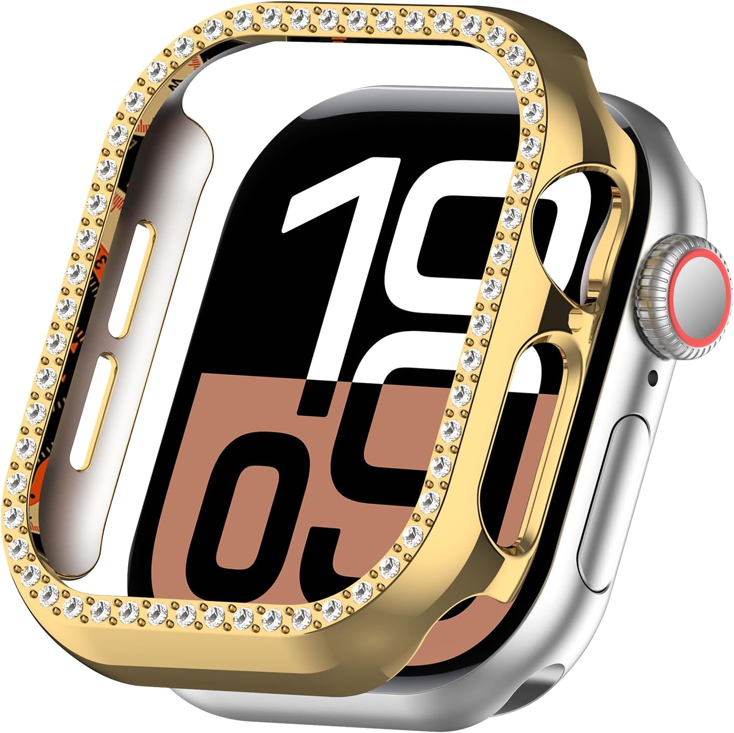For Apple Watch Glass Diamond case 46 mm