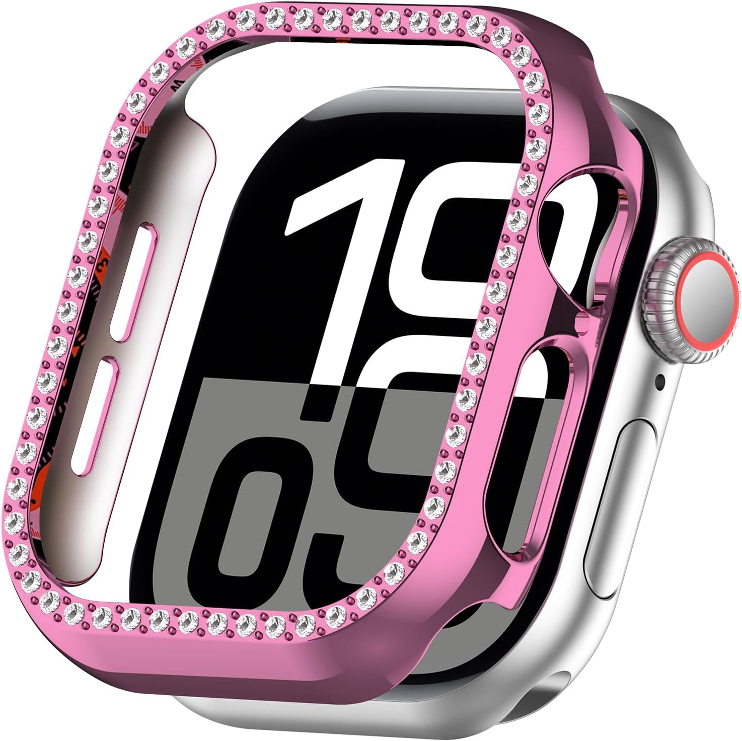 For Apple Watch Glass Diamond case 46 mm