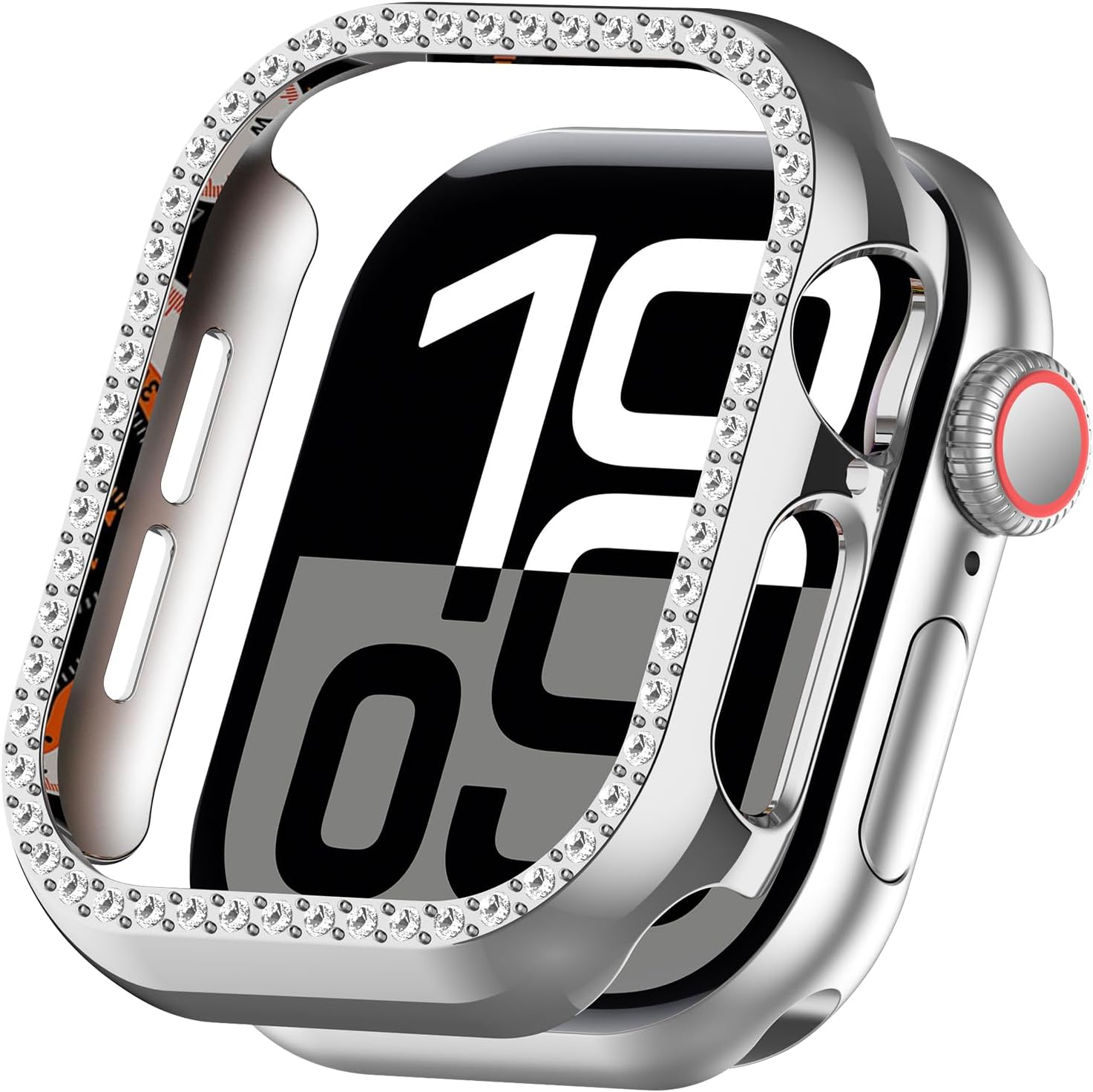 For Apple Watch Glass Diamond case 46 mm