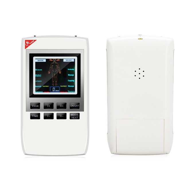 TENS And EMS 2 Channel For Slimming-Digital Apparatus Healthy Care - White