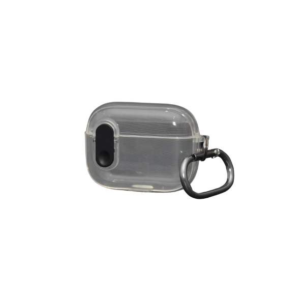 حافظة سيليكون شفافة جديدة لسماعات ايربودز برو مع مشابك