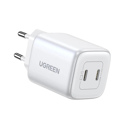 شاحن UGREEN Nexode 45W ثنائي USB-C PD GaN سريع - CD361