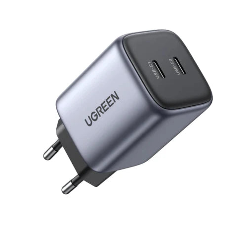 شاحن UGREEN Nexode 45W ثنائي USB-C PD GaN سريع - CD361