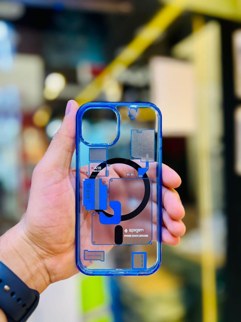 جراب Spigen Ultra Hybrid Zero One الأصلي لهاتف iP 15 Pro (MagFit)