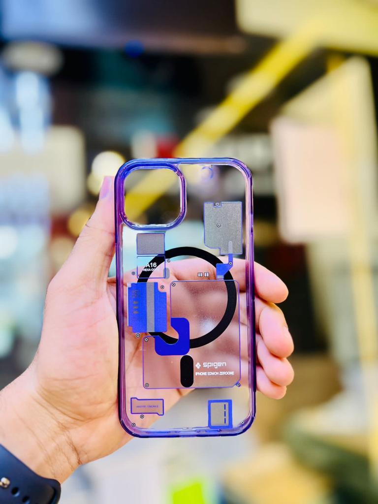 جراب Spigen Ultra Hybrid Zero One الأصلي لهاتف iP 15 Pro (MagFit)