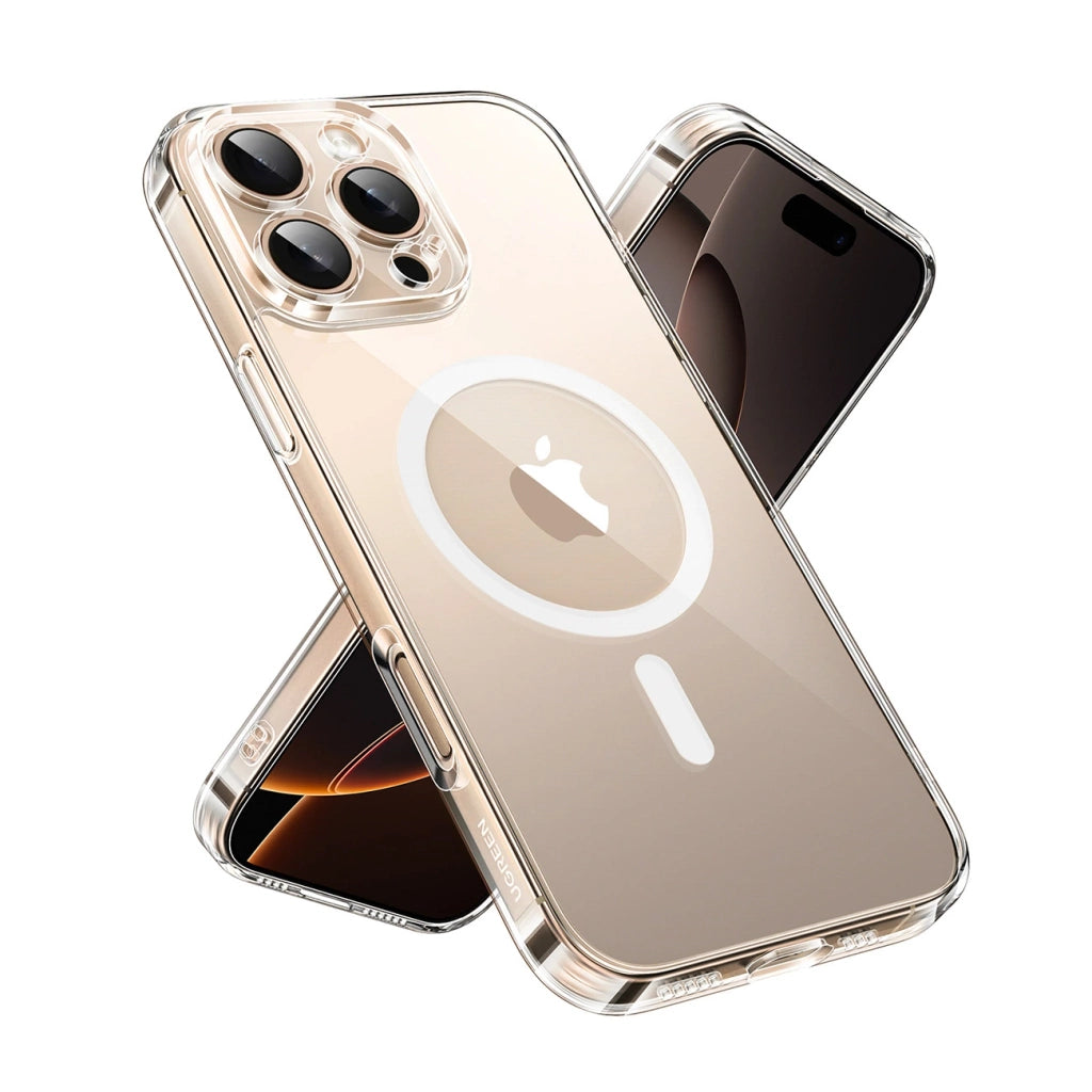 UGREEN Classy Clear Magnetic Protective Case for iPhone 16 Pro (Clear)