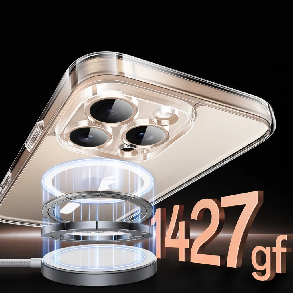 UGREEN Classy Clear Magnetic Protective Case for iPhone 16 Pro (Clear)