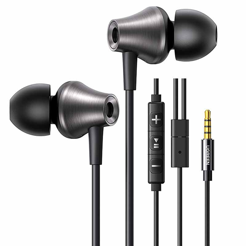 Headphones in-ear Ugreen 3.5mm EP105 (black) Headphones in-ear Ugreen 3.5mm EP105 (black)
