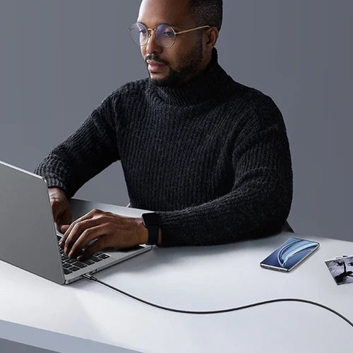 كابل بيانات UGREEN Type-C إلى Type-C بقوة 100 وات بطول 2 متر باللون الأسود - US300