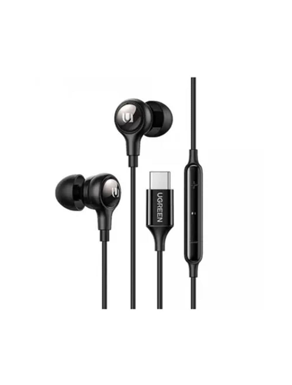 UGREEN EP103 Wired Earphones with USB-C Connector Black