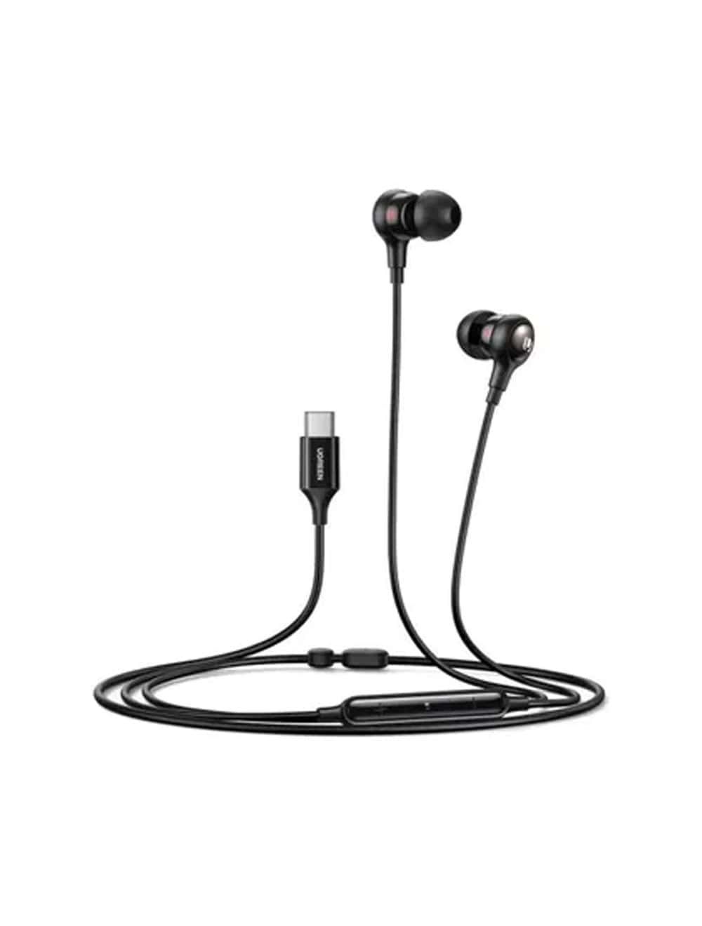 UGREEN EP103 Wired Earphones with USB-C Connector Black