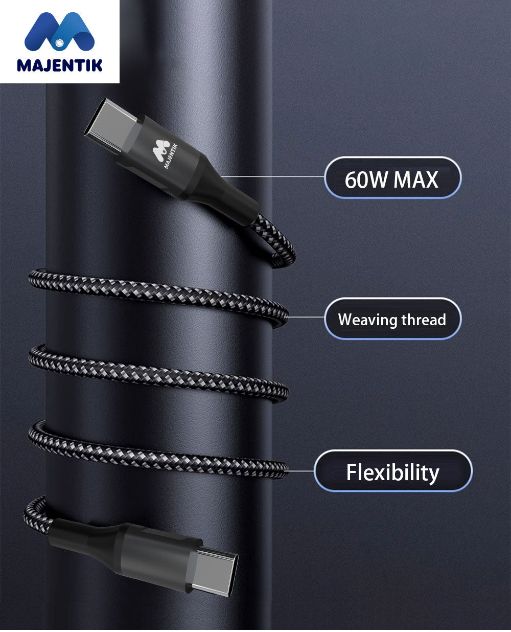 Majentik Cable C-006 Type-C To Type-C