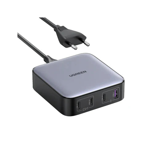 شاحن سطح المكتب UGREEN Nexode 100W 4-
 المنفذ 1*USB-A+3*USB-C رمادي-CD328