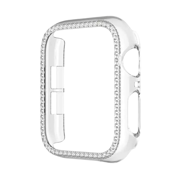 For Apple Watch Glass Diamond case 44 mm