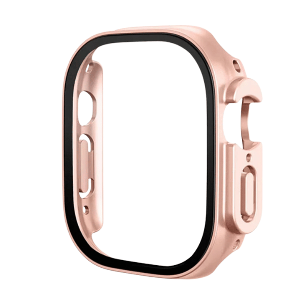 For Apple Watch Ultra Tempered Glass Film PC Watch Case 49 mmm