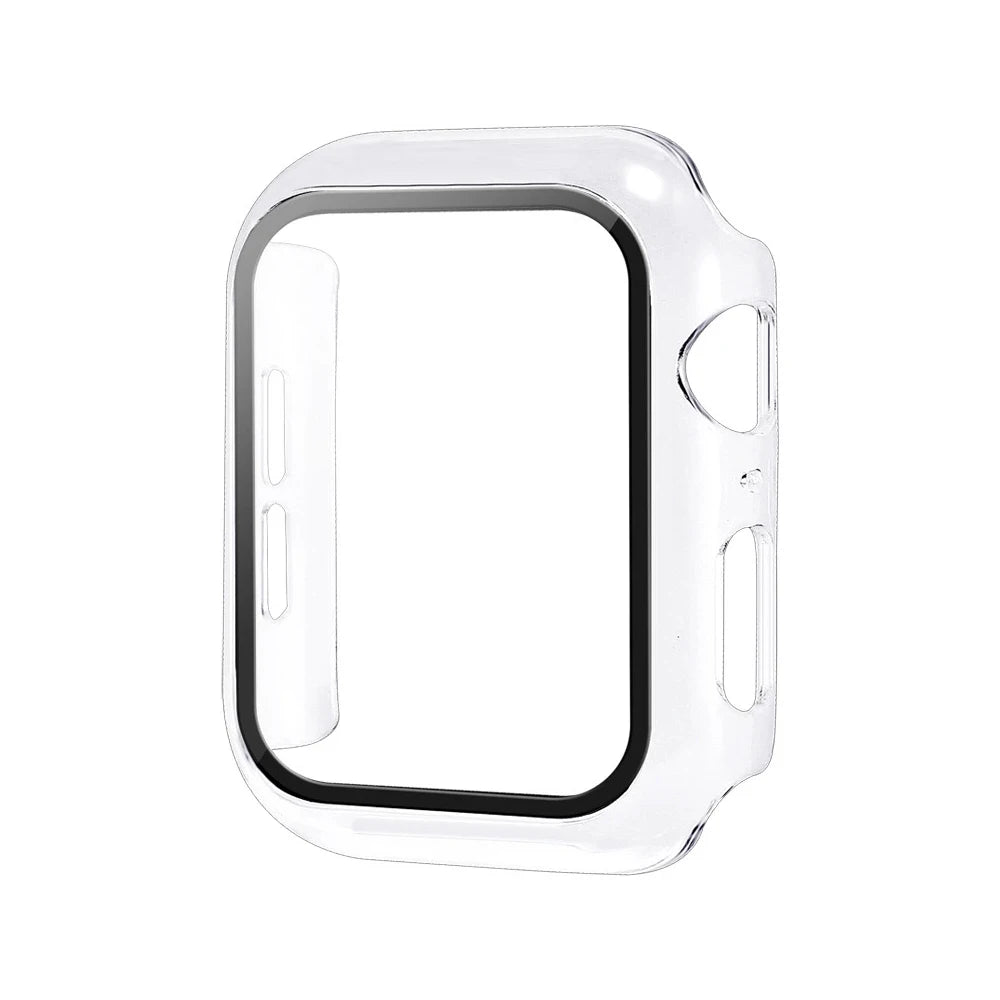 For Apple Watch Ultra Tempered Glass Film PC Watch Case 44 mm