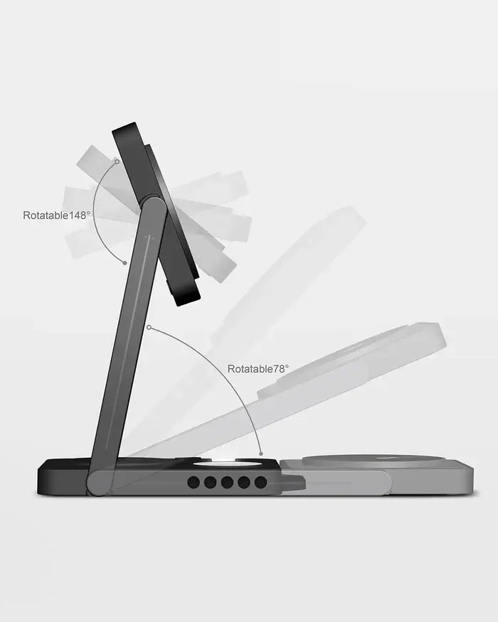 M01 4-in-1 Folding Wireless Charging Station&Pad | MagSafe