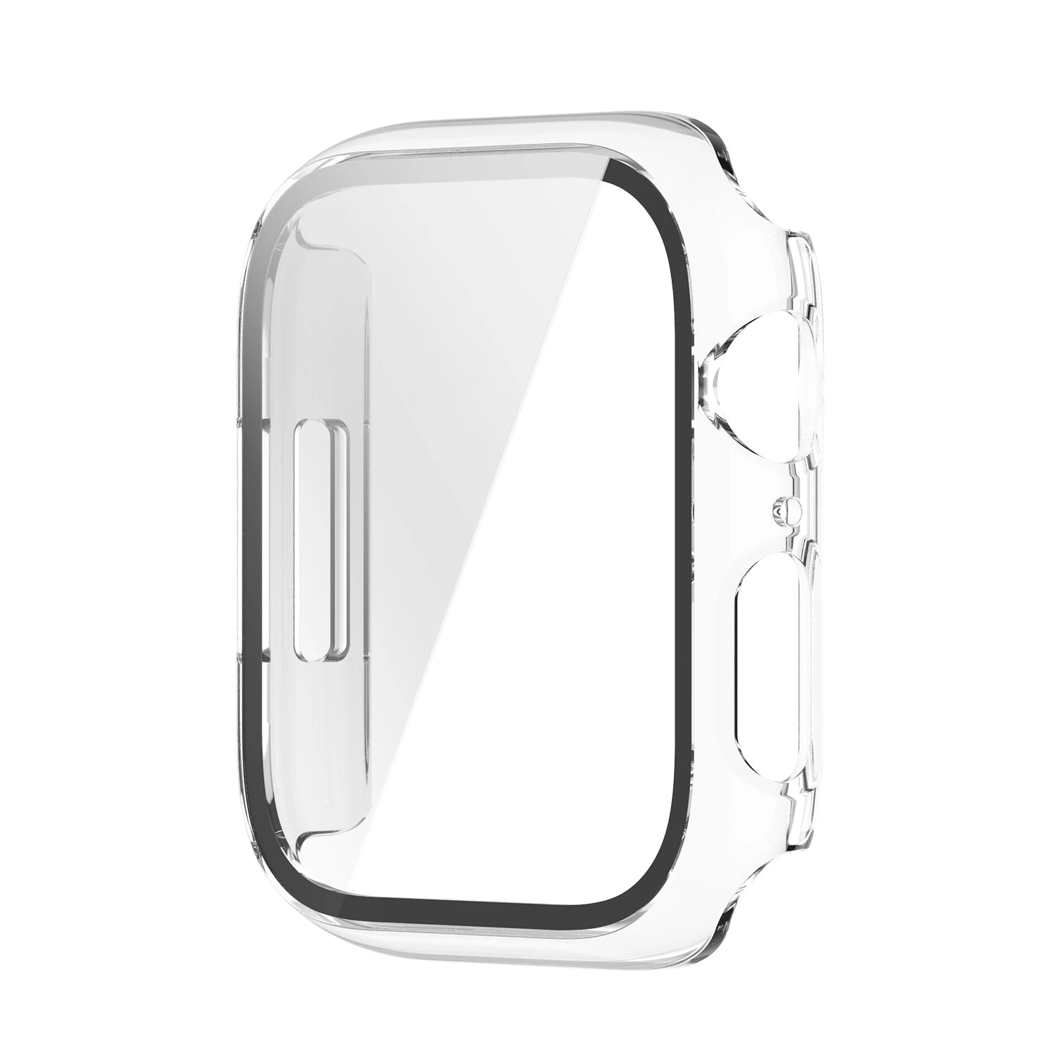 For Apple Watch Ultra Tempered Glass Film PC Watch Case 45 mm