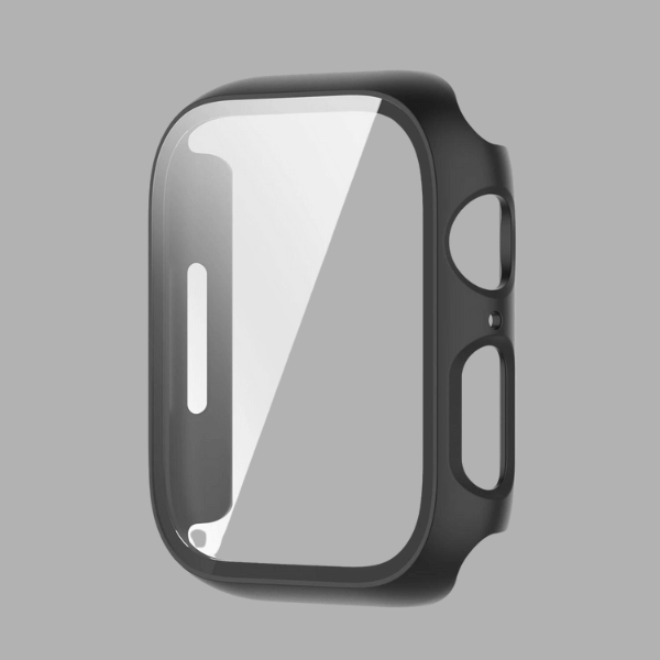 For Apple Watch Ultra Tempered Glass Film PC Watch Case 45 mm