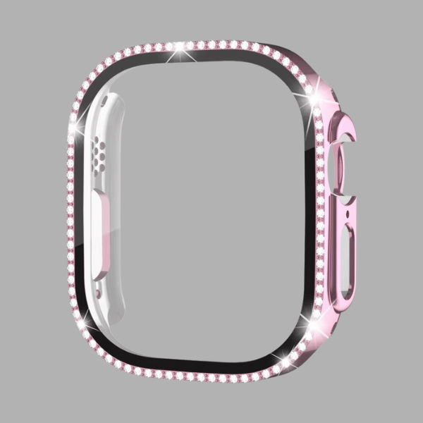 For Apple Watch Glass Diamond case 49 mm