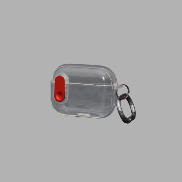 Airpods Pro new Transparent Silicone case With Clips